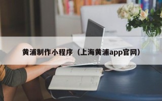 祁东黄浦制作小程序（上海黄浦app官网）